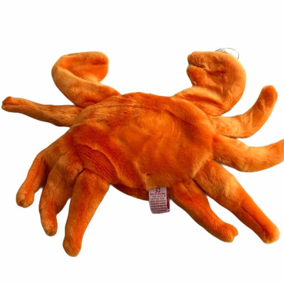 Ty Beanie Baby Orange Crab "Digger" Tag Attached - Picture 4 of 9